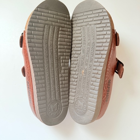 Mephisto Chestnut Leather Buckle Sandals EU 37 / US 6–6.5 - Picture 5 of 6